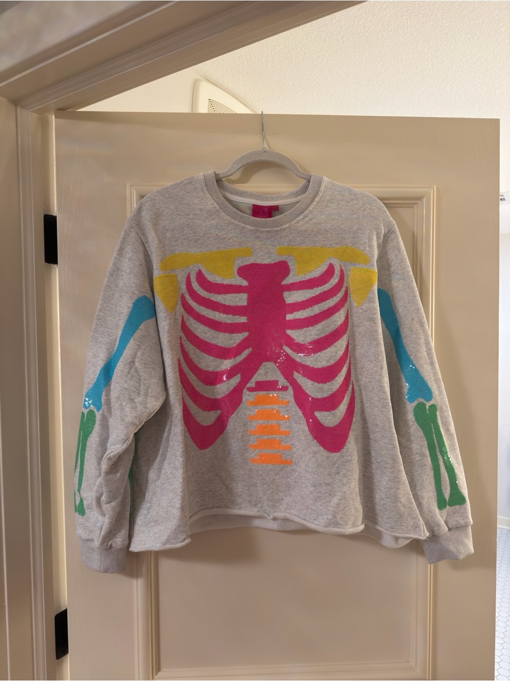 QUEEN OF SPARKLES matching skeleton sequin set